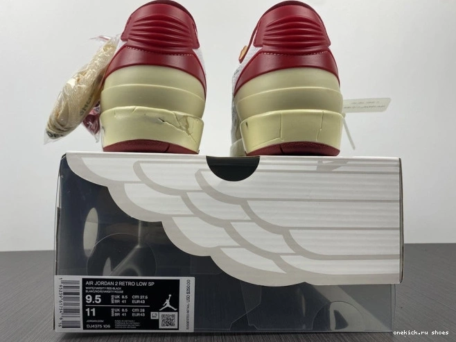 Cheap Red Low DJ4375-106 Off-White SP Jordan White Retro 2 0814